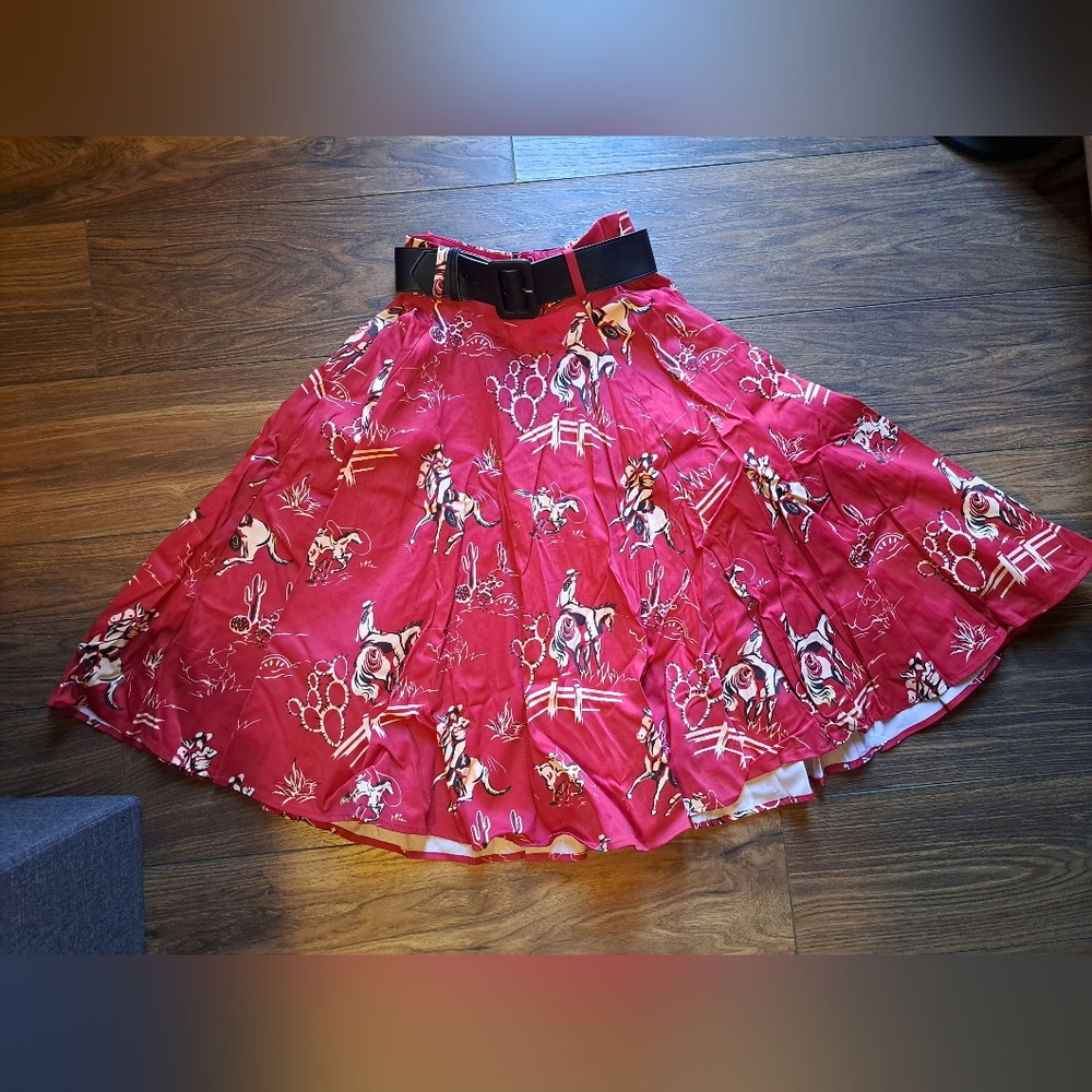PinUp Couture Western Cowgirl Skirt
